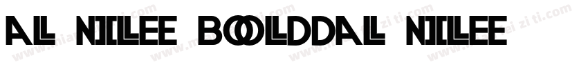 Al Nile BoldAl Nile字体转换